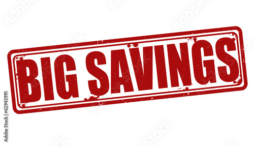Big savings stamp