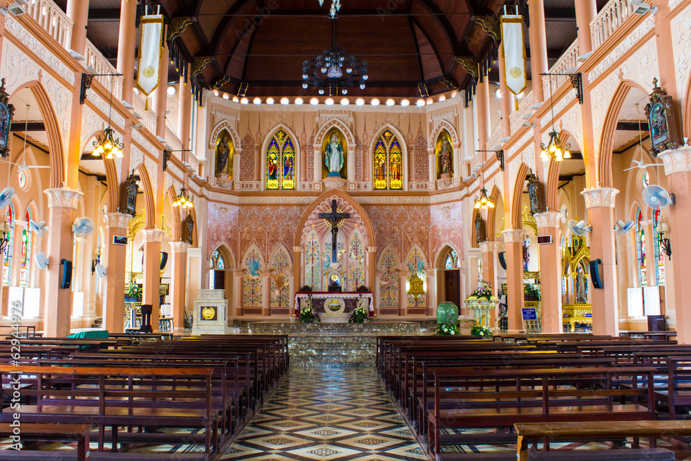 Fototapeta premium Inside of St Maria Church.