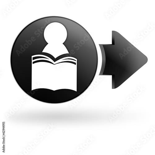 presse sur bouton noir