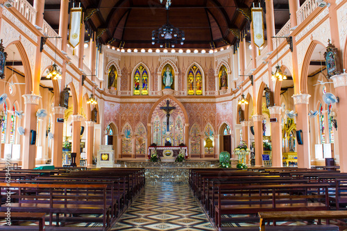 Inside of St Maria Church. © Nattnicha