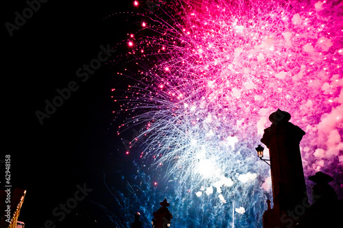 Fireworks castle VII photo