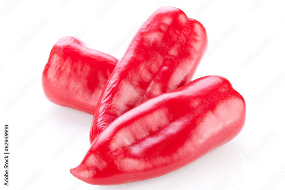 Fresh whole spicy red hot chili peppers Fresh whole spicy red hot chili peppers