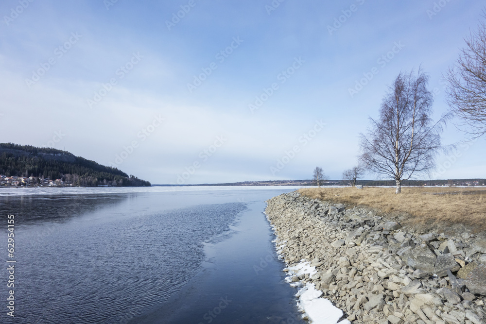 lake and sky