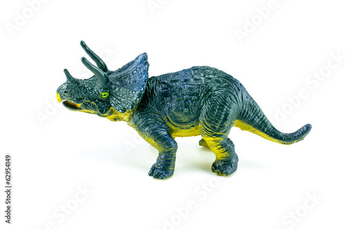 dinosaur toy on isolated on white