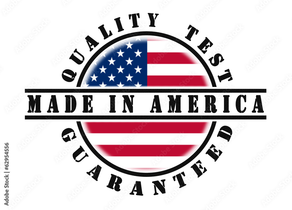 Quality test guaranteed stamp Quality test guaranteed stamp