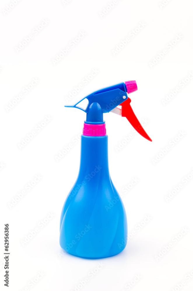 Spray bottles isolated white background Spray bottles isolated white background