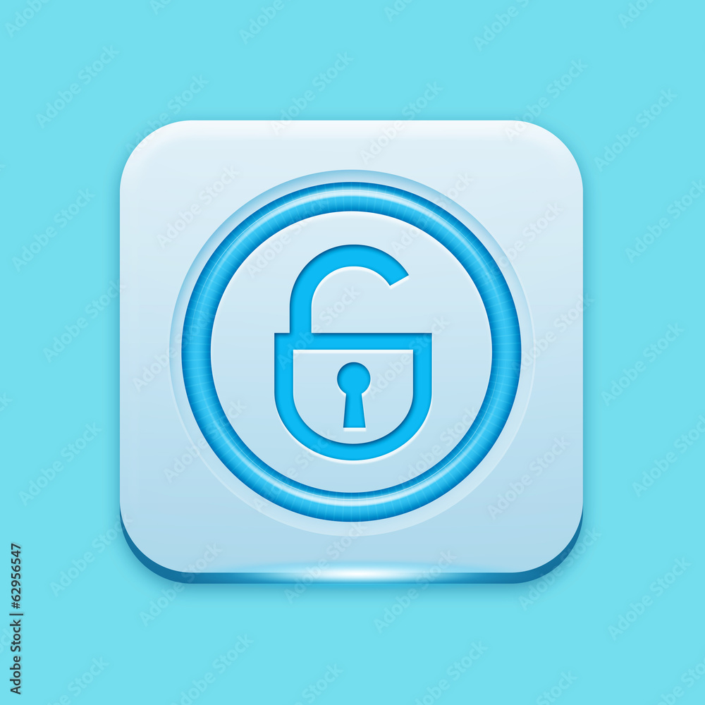Blue icon edge light Blue icon edge light