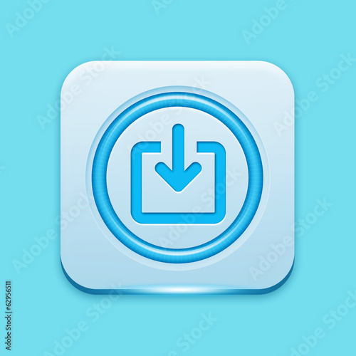 Blue icon edge light