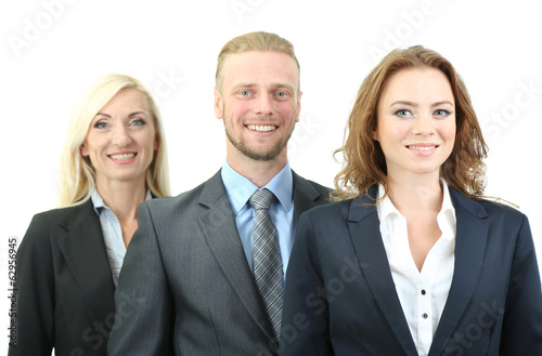 Group of business people is...