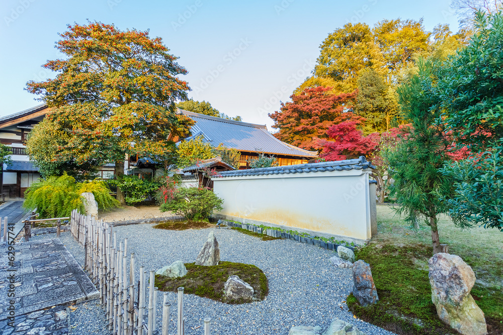 Fototapeta premium Goryo Eji Tonsho Guards of Emperor's Tomb in Kyoto