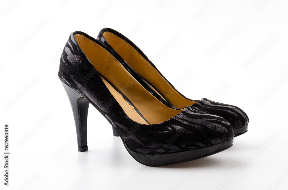 Women shoes isolated white background Women shoes isolated white background