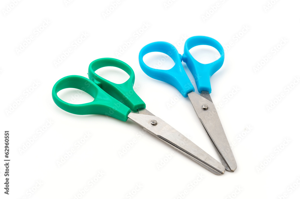 Scissors isolated white background Scissors isolated white background