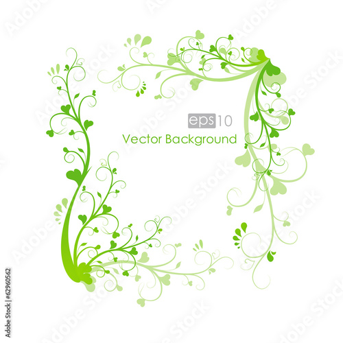 Floral pattern background spring vector illustration