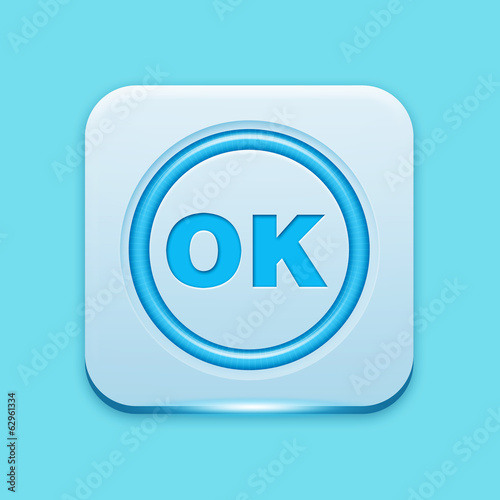 Blue icon edge light