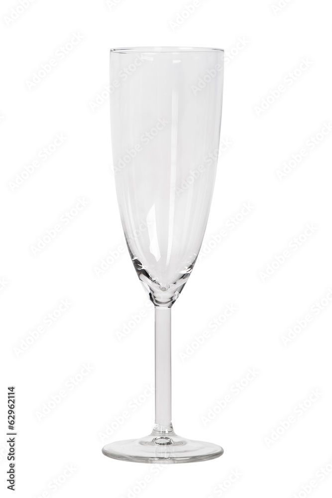 Obraz premium Empty champagne glass