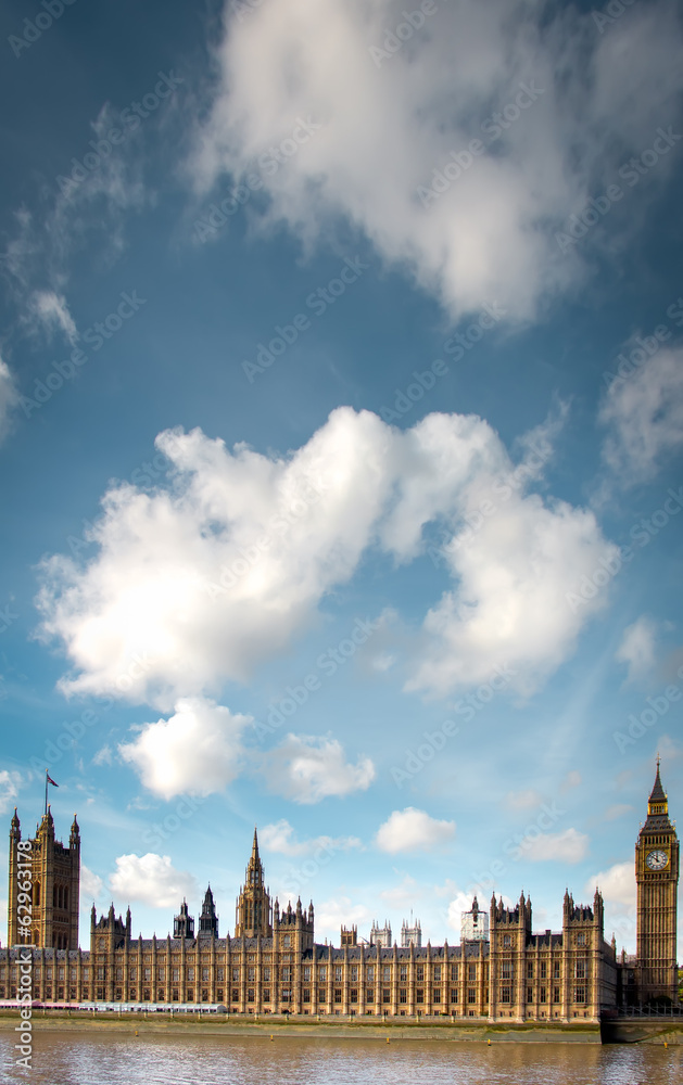 Big Ben and Westminster bridge