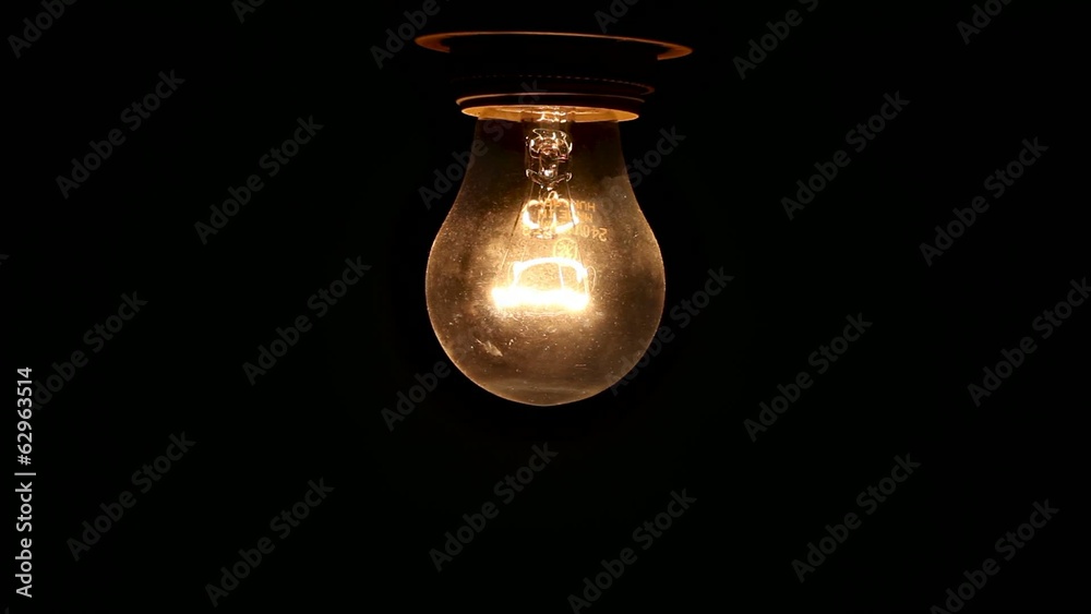 lamp bulb turns ON OFF