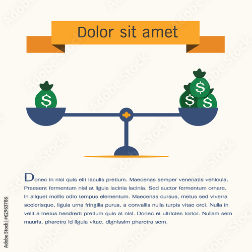 scales symbol,vector,infographic.
