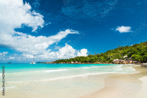 Fototapeta Naklejka Na Ścianę i Meble -  Anse Lazio beach, Praslin island, Seychelles
