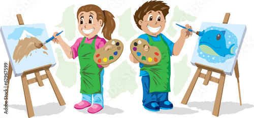 Kids painting