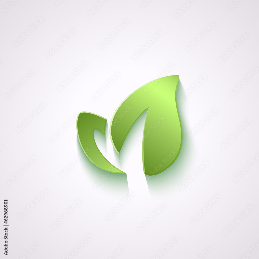 Obraz premium flat leaves background