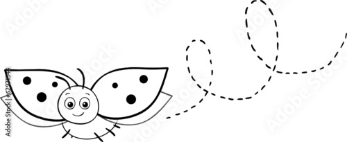 Marienkäfer Ausmalbild