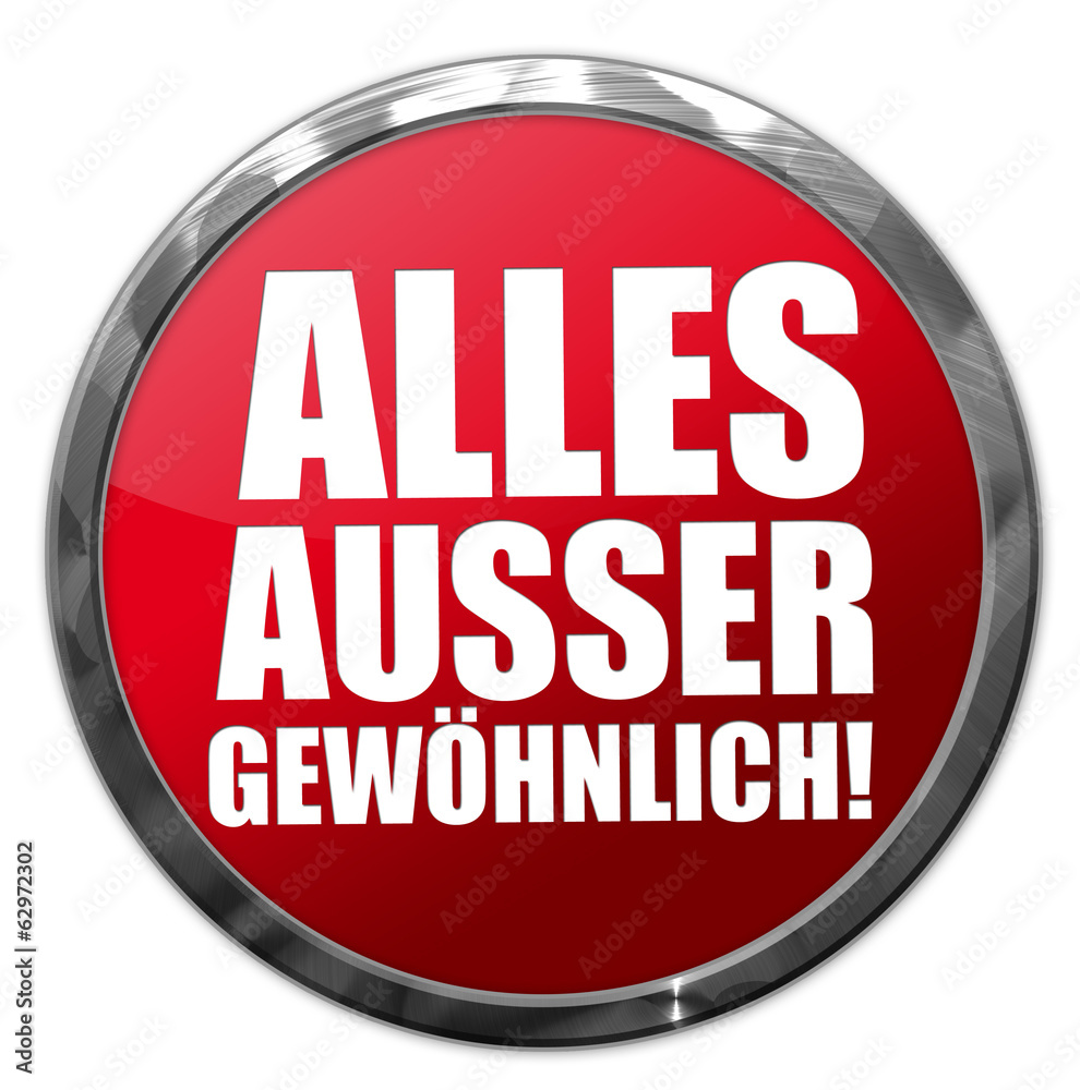 Alles außer gewöhnlich! Button, Icon Alles außer gewöhnlich! Button, Icon