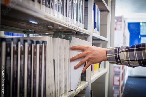 Obraz na płótnie Books at a library