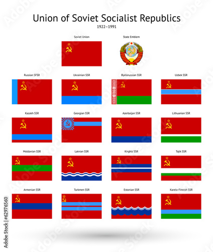 Soviet Union (USSR) Flags Collection.