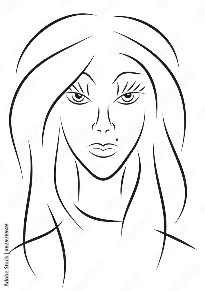 black and white portrait of a woman black and white portrait of a woman