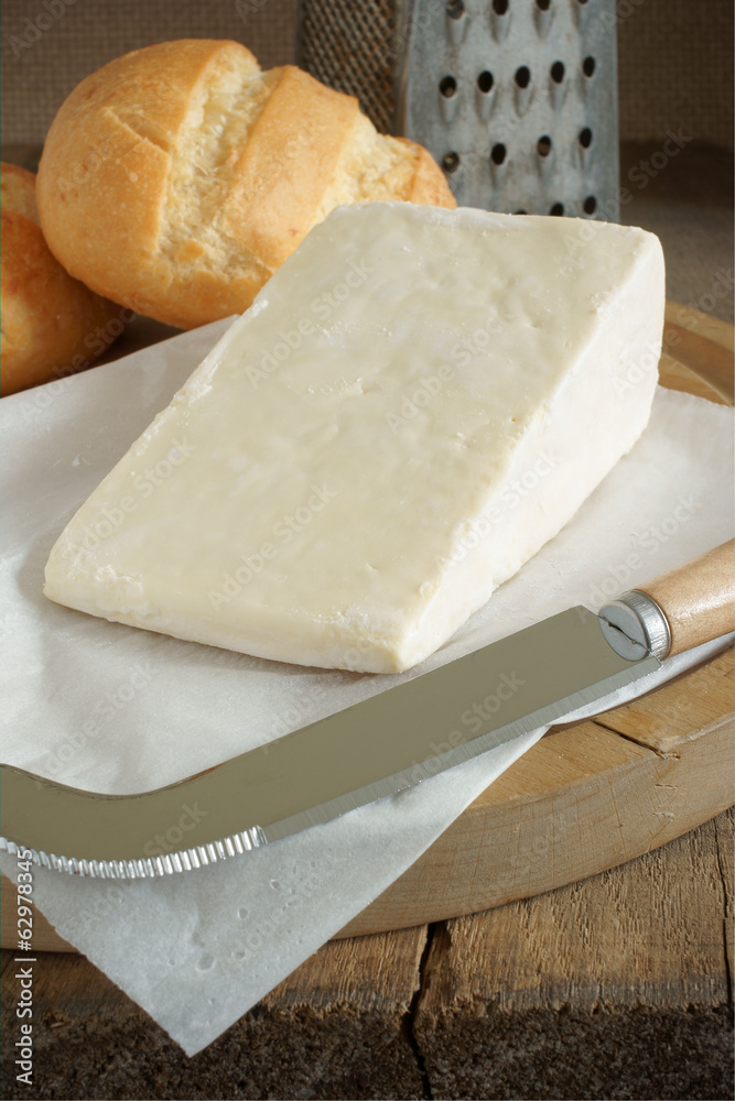 Caerphilly a traditional hard white cheese from South Wales