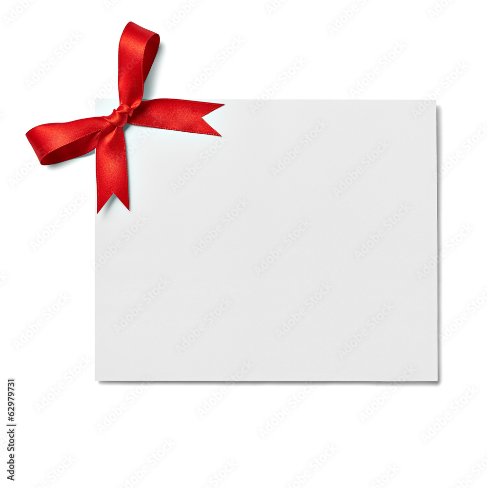 ribbon bow card note chirstmas celebration greeting ribbon bow card note chirstmas celebration greeting