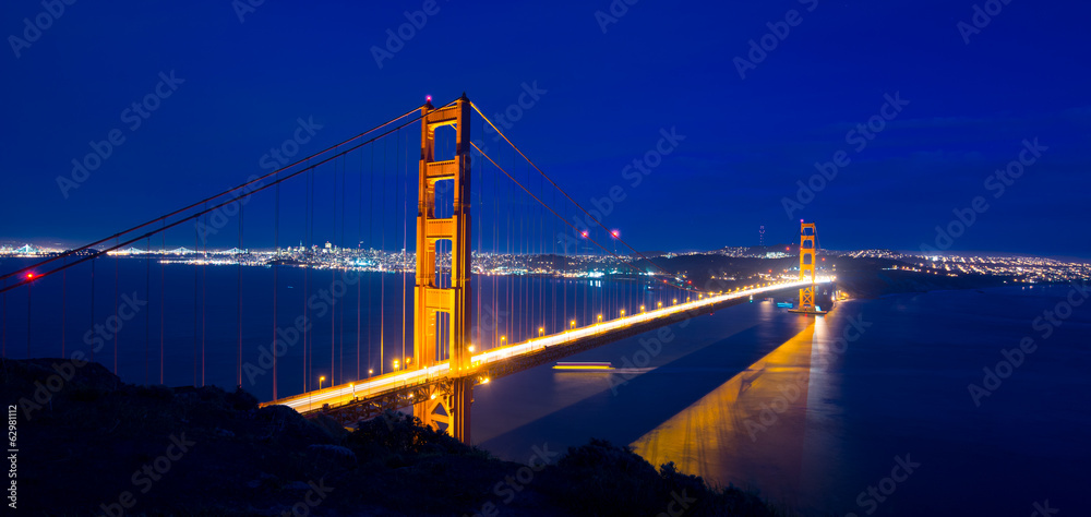 Naklejka premium Golden Gate Bridge - San Francisco