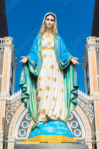 Obraz na płótnie The Roman Catholic Church, Chanthaburi Province, Thailand