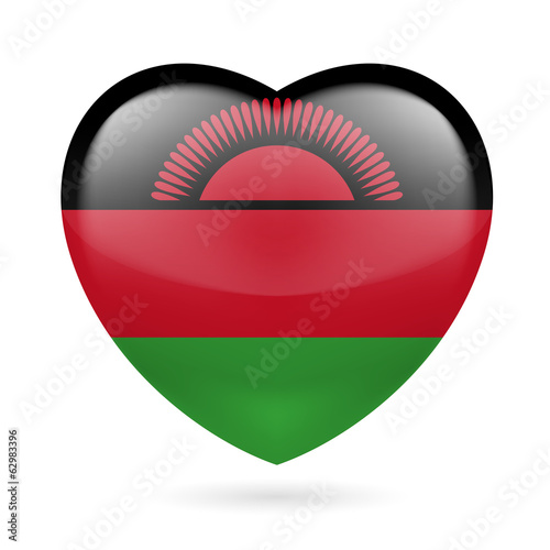 Free Download Heart icon of Malawi - GFXLoad