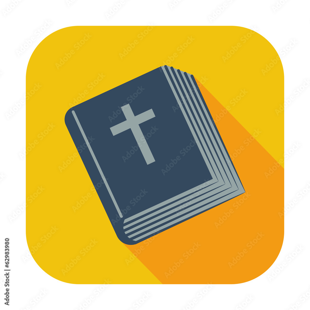 Fototapeta premium Bible single icon.