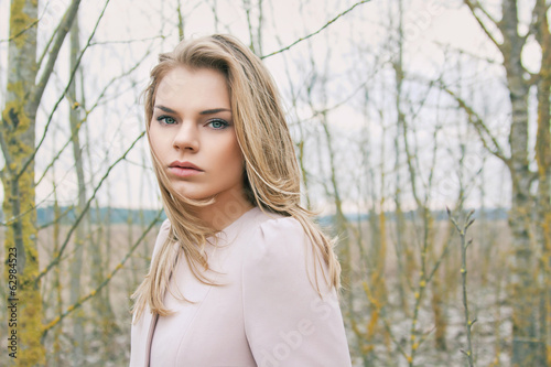 Portrait of young beautiful girl