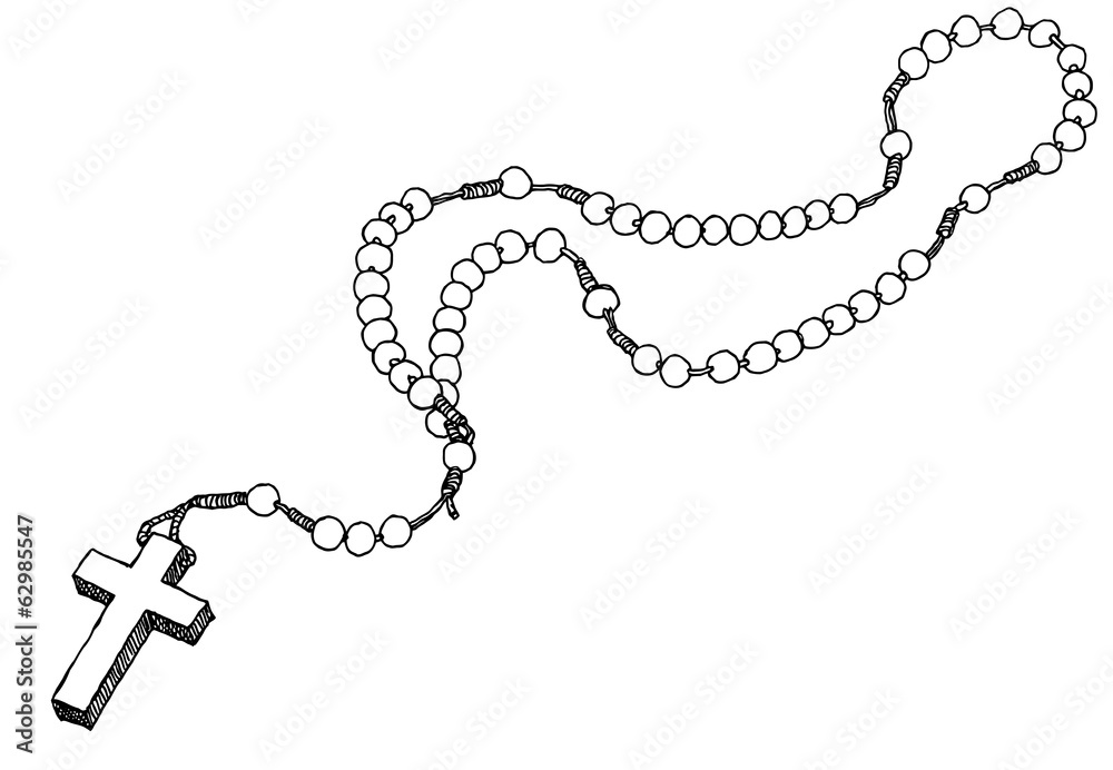 Naklejka premium Hand drawn chaplet.