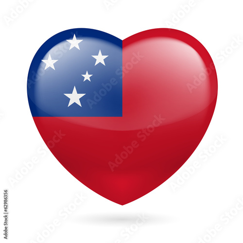 Free Download Heart icon of Samoa - GFXLoad