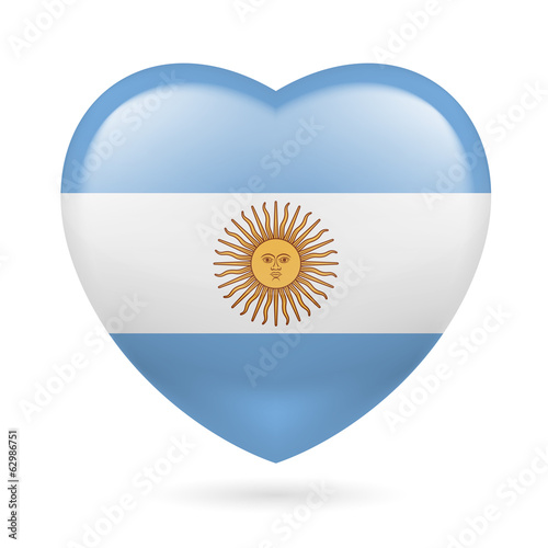 Heart icon of Argentina