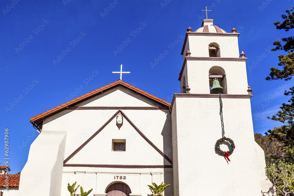Fototapeta premium Mission San Buenaventura Ventura California