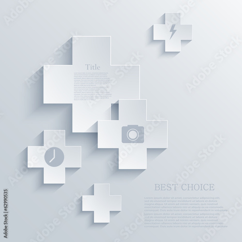 Vector modern cross background. Eps 10