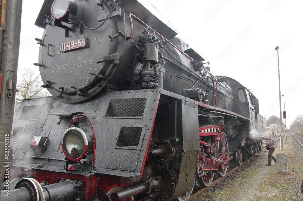 Naklejka premium Parowóz.