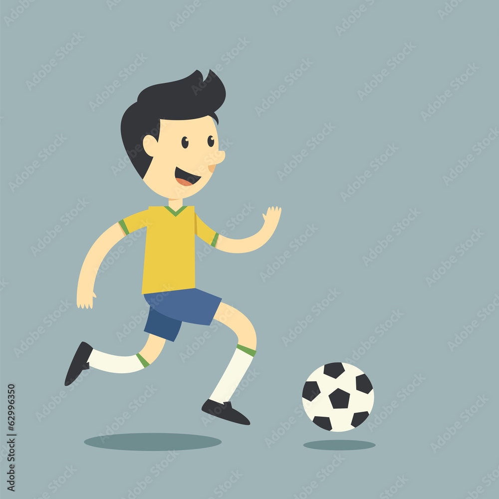 Fun football player Fun football player