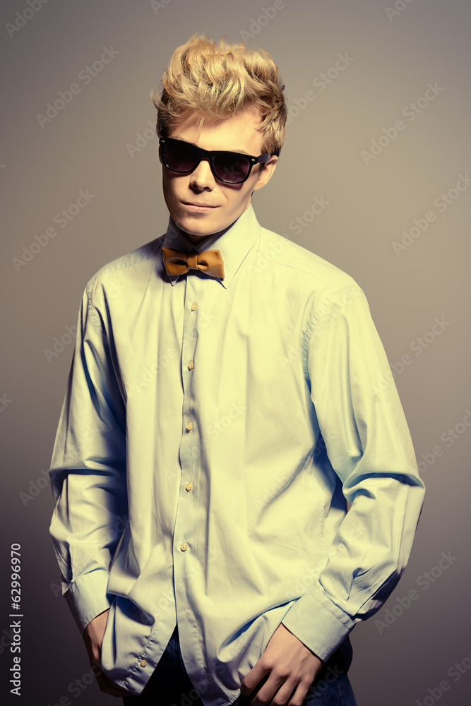 Obraz premium man in bow-tie