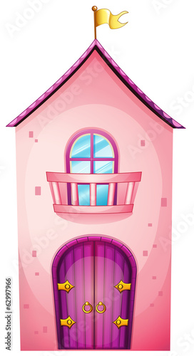 A pink castle