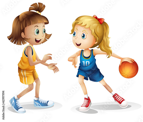 Female basketball players