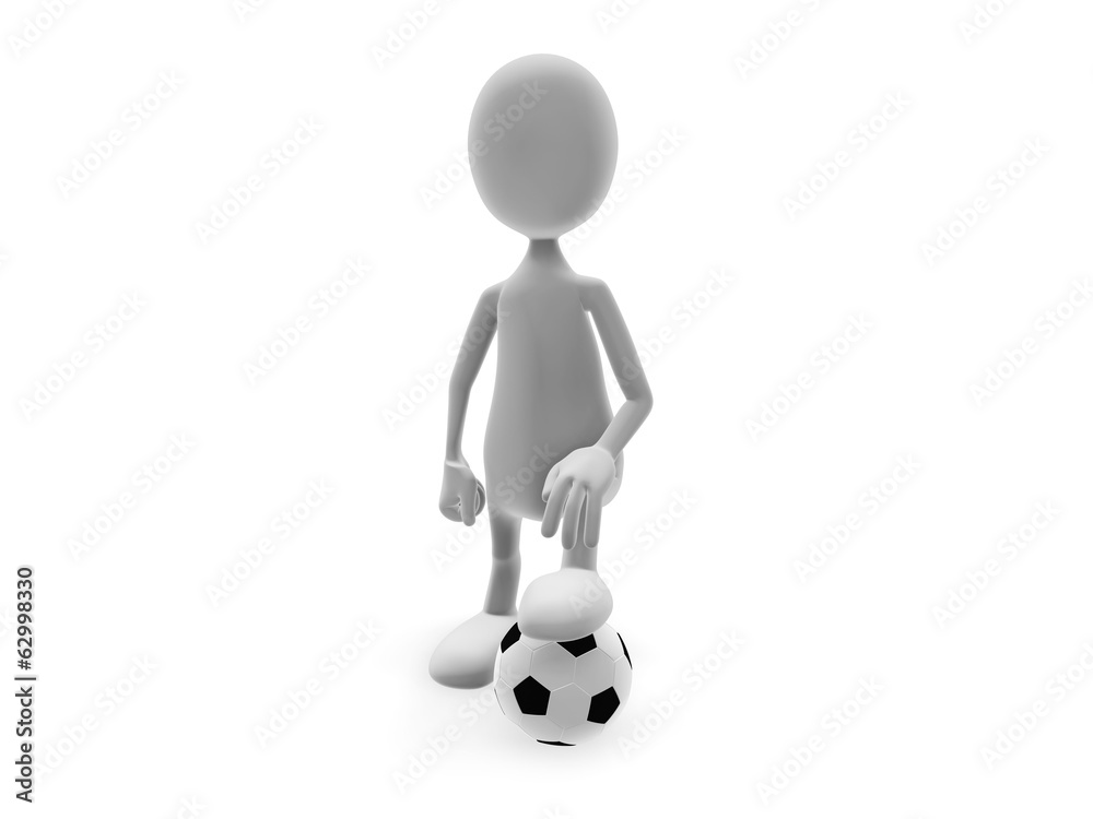 Man and ball Man and ball