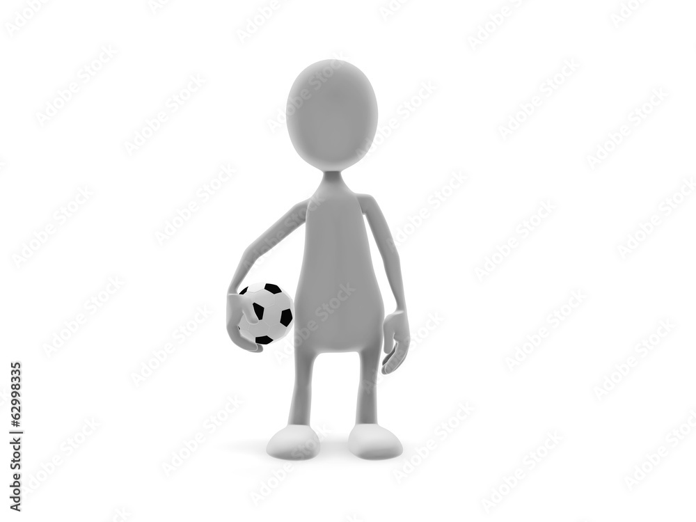 Man and ball Man and ball