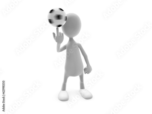 Man and ball